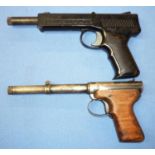 Diana MOD 2 push barrel air pistol and a Diana SP50 .177 air pistol (2)