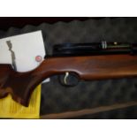 Boxed brand new ex-display model Hatsan Nova .22 PCP air rifle with fully silence barrel, two