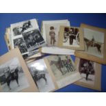 Collection of mostly original and some photographic prints mostly relating to pre WWI Cavalry &