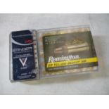 100 Remington .22 yellow jacket long rifle rounds and 50 Stinger .22 extra long rifle rounds (