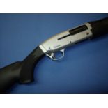 12 bore Browning Silver semi auto three shot shotgun with 27 1/2 inch barrel and 14 1/2 inch