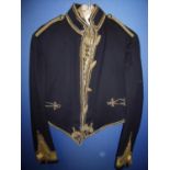 Victorian Cavalry Hussars type mess dress uniform with short outer jacket with elaborate rope work