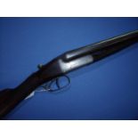 Westley Richards 12 bore side by side ejector shotgun with 30 inch barrels with engraved name &