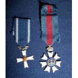Group of various assorted miniature medals including Norwegian King Haakon VII Freedom Cross and a