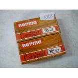 100 rounds of Norma .380 ACP ammunition (section 5 certificate required)