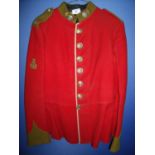 Pre Great War Northumberland Fusiliers tunic with later added buttons