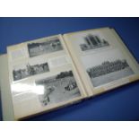 Military historians/researchers album relating to the Queens Surrey Regiment depicting various