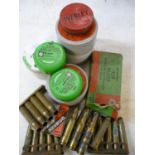 Quantity of various calibre blank ammunition including Webley .22, 6mm, 9mm, Kynoch .320 blank