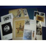 Large collection of military historian/researchers material including albums/folders, photographs,