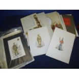 Selection of military ephemera mostly Victorian photograph album plates depicting various military