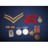 1939-45 Star, War & Defence Medal, George V Faithful Service Special Constabulary Medal awarded to