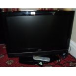 Goodmans 26 inch flat screen TV with remote and another smaller TV (2)