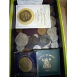 Selection of GB coinage including boxed Festival of Britain 1951, some pre 47 silver coinage,