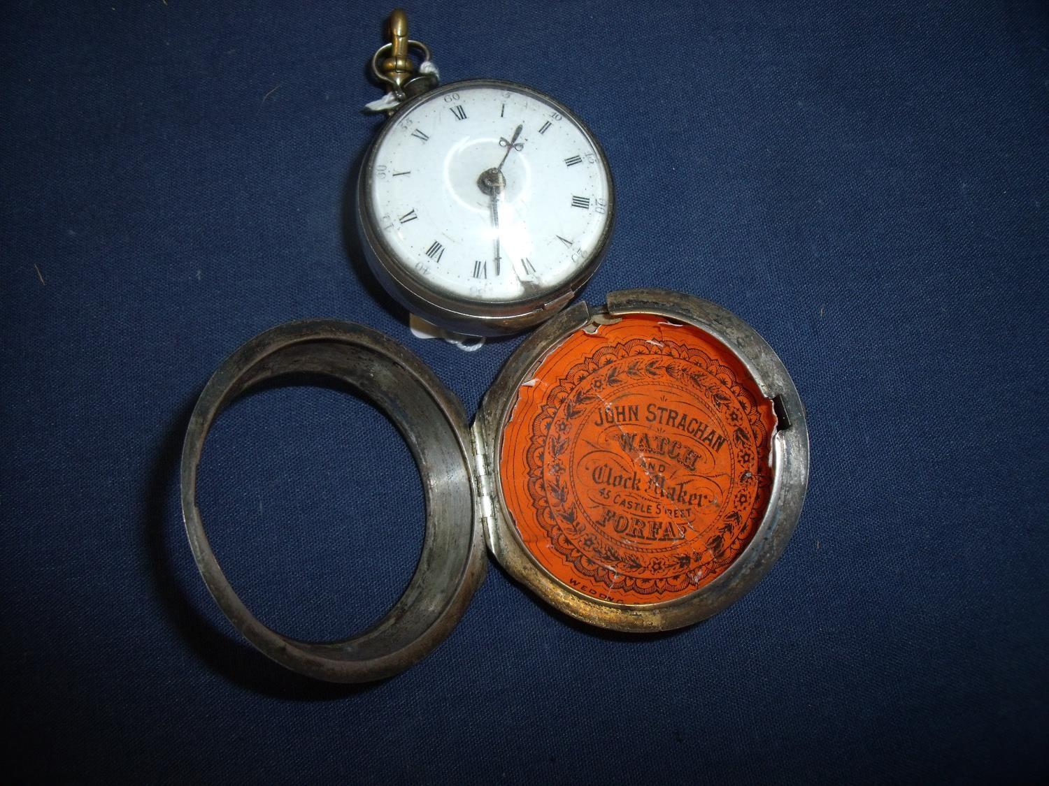 London 1771 silver hallmarked pair cased pocket watch by Newman of Wobourn