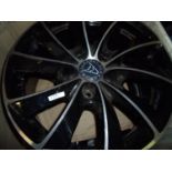 Set of Wolfrace black alloy wheels as new in boxes