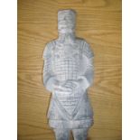 Terracotta type figure of a Chinese warrior (59cm high)