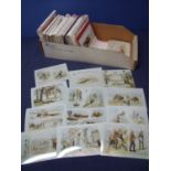 Quantity of photographic prints of various military related postcards, prints etc including examples