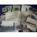 Collection of various framed and unframed military photographs, prints etc on various subjects