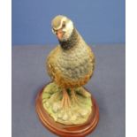 Border Fine Arts figure 'Birds' by Russell Willis A0660 Partridge (23cm high)