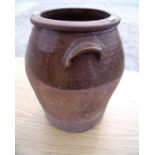 Large Earthenware twin handled jar (47cm high)