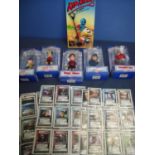 Five boxed and sealed Desperate Dan collectable figures, a boxed Tomy Rip Riders Chopper and a