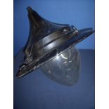 Hoddesdon D.W.Windsor No 0064 large hanging centre light with glass shade