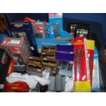 WITHDRAWN: Large collection of OO gauge accessories and rolling stock by various makes including