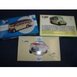 Boxed Corgi AEC Regal Coach, similar limited edition Bedford OB Coach Southern National and