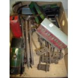 Selection of Hornby O gauge railway including clockwork engine type 51 No 50153, various rolling