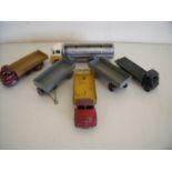 Selection of various Dinky diecast vehicles including Leyland Octopus, Big Bedford flatbed,