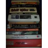 Selection of mostly hardback military related books, mostly WWII German related