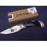 Boxed as new Elk Ridge custom design ER-539 folding 3 inch bladed pocket knife, with two piece