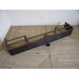 Large Victorian steel Tidy Betty (width 155cm)