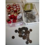 Extremely large collection of various GB copper coinage including young Victoria, head pennies, half