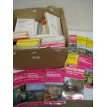 Box containing an extremely large quantity of various assorted ordinance survey maps
