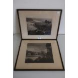 Pair of interwar photographs 'Pickering' and 'Saltersgate'