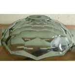 Modern design glass sink with adazed style detail (diameter 43cm)