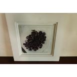 Modern contemporary artwork oil on board entitled "Grapes 2009" signed George Hainsworth (50cm x