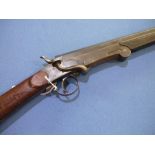 Belgium side lever opening 20 bore single barrel shotgun with 25 inch barrel, serial no. 5557 (