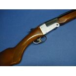 Italian Lincoln 20 bore folding single barrelled shotgun with 28 inch barrel and 14 inch stock,