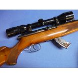 Krico .22LR self loading rifle fitted with Parker-Hale sound moderator and detachable magazine,