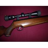 Webley Patriot .25 break barrel air rifle with moderated barrel, fitted with Nikko Sterling Gold