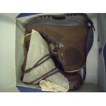 Boxed as new pair of Meindl Dessert Combat high boots (size 7M)