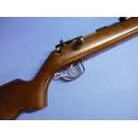 Voere bolt action .22LR rifle with fixed foresights and adjustable rear sights, serial no. 572871 (