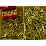 Extremely large quantity of various assorted section 1 casings, including 7.62, 7mm, 458 Win etc, in