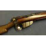 BSA .303 Service Rifle, the action marked C Riggs & Co Broad Street Station London E.O, serial no.