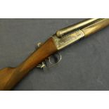 Jabali 12 bore ejector side by side shotgun with 25 inch barrels and 14 inch straight through stock,