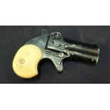 WITHDRAWN: Italian Igi Derringer type blank firing pistol (relevant sale restrictions apply)