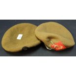 Two British military berets