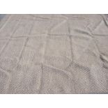 Large hessian rubber backed rug (370cm x 370cm)